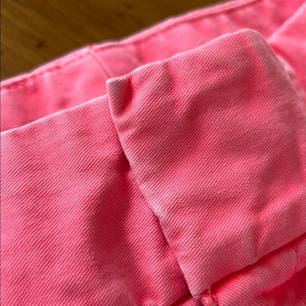 J Crew Andie Pink Bermuda Shorts Classic Cotton Twill - Picture 5 of 5